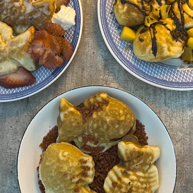 Taiyaki relleno salado