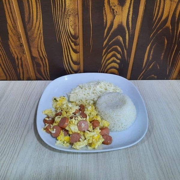 Huevos Rancheros con arroz