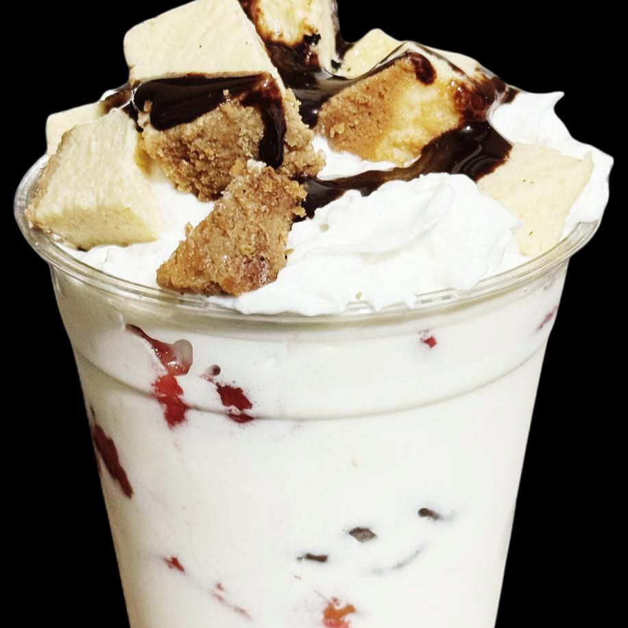 Fresas con Crema Vaso Grande