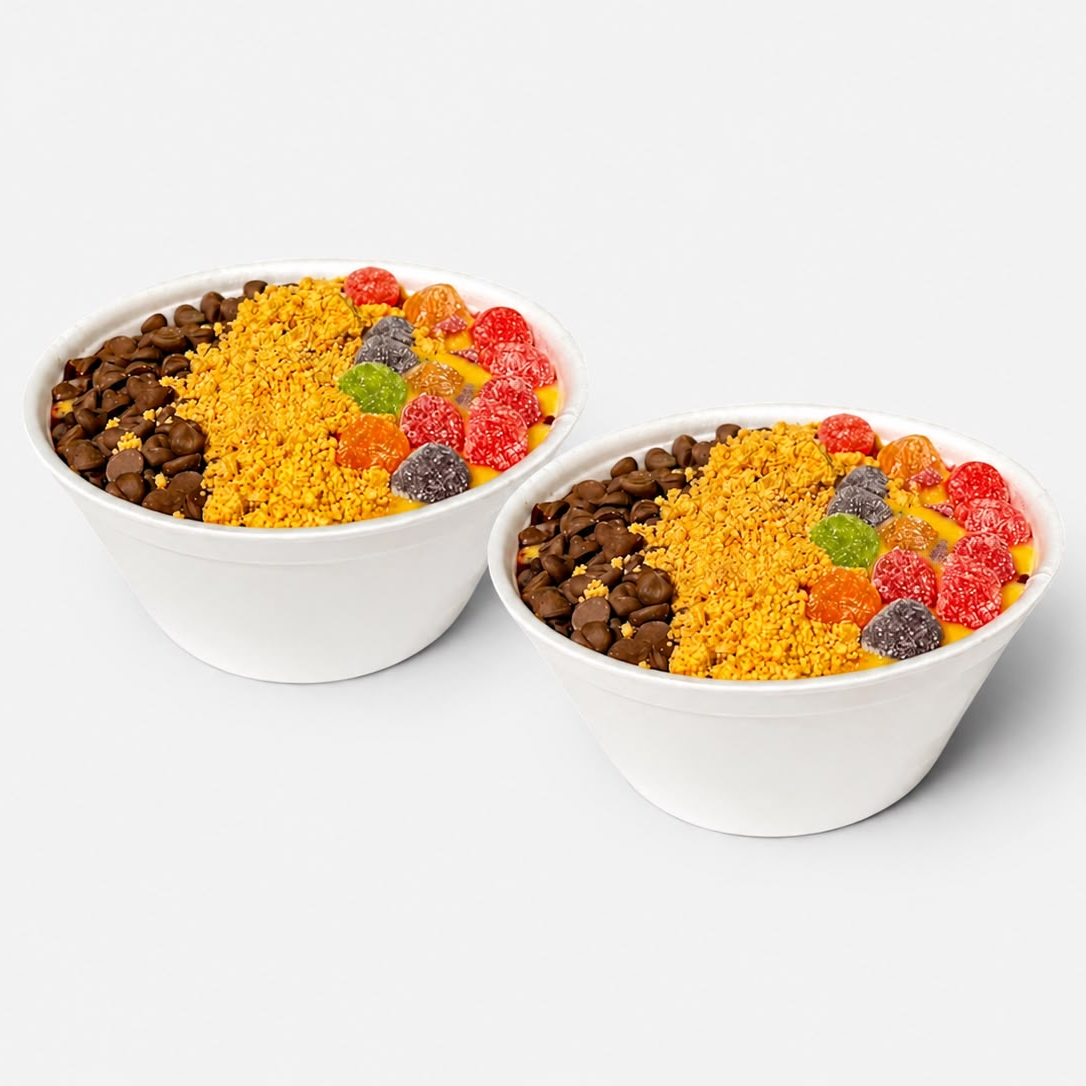(Combo 2 Patinhos) O dobro do sabor!
Leve 2 Patinhos de 300ml com 6 adicionais inclusos (3 para cada açaí), escolhidos do jeito que você preferir!
Monte do seu jeito: escolha seus adicionais favoritos e deixe seu açaí perfeito.
2 açaís de 300ml
6 adicionais inclusos (à escolha do cliente)
Ideal para compartilhar ou matar a vontade de quem ama um bom açaí!
Açaí do Pato – Qualidade, sabor e muito recheio em cada pedido