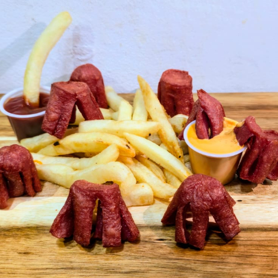 Salchipapas chicas