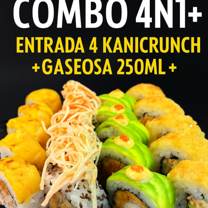 Combo 4N1 + entradita + gaseosa 250ml