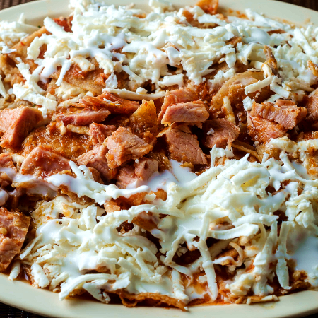 Chilaquiles de Pierna de Puerco