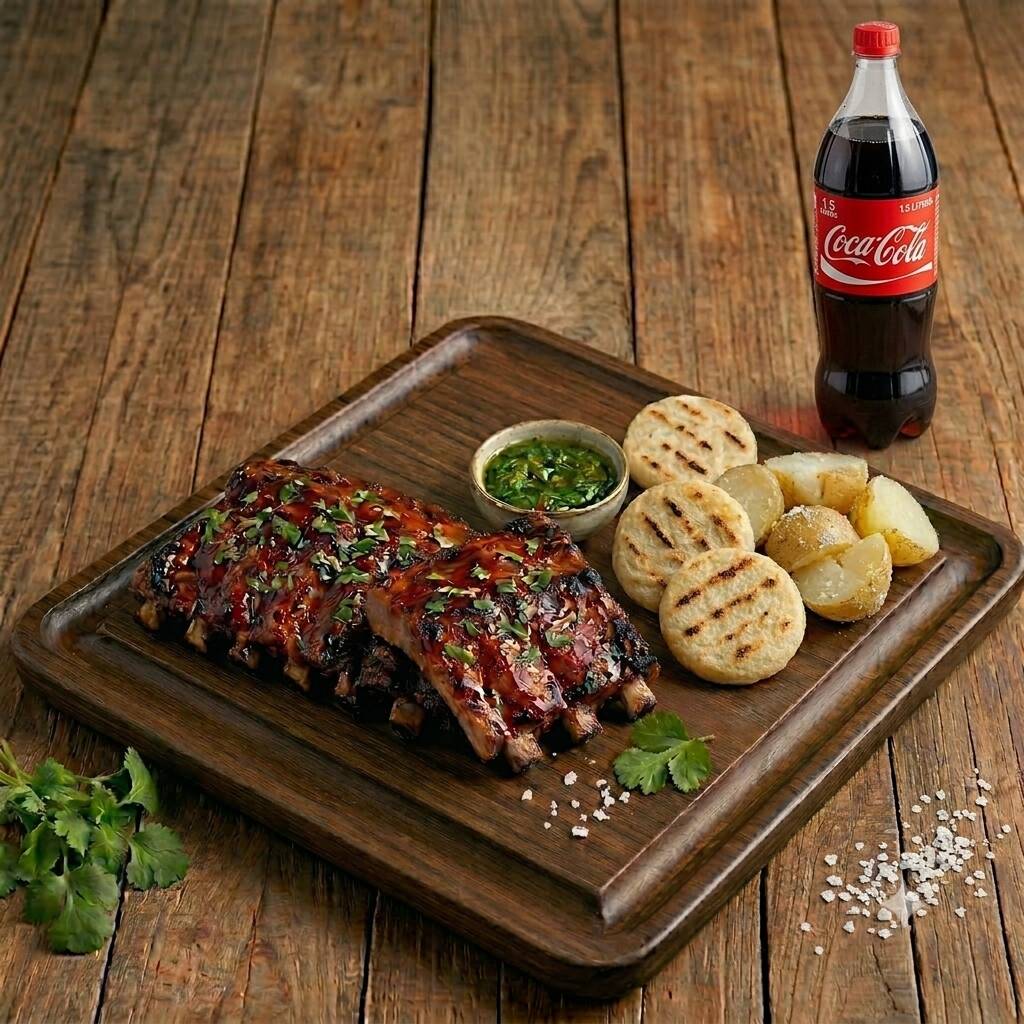 Combo Costillazo al Barril 2 Personas + Gaseosa