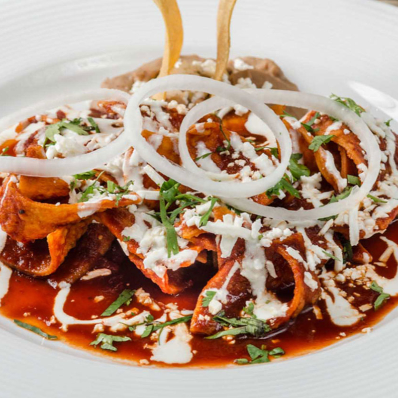 Chilaquiles Rojos Sencillos