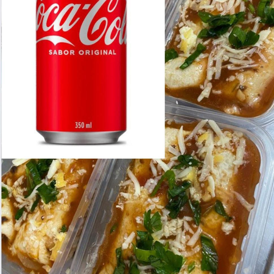 250g de lasanha a bolonhesa + coca 350ml
