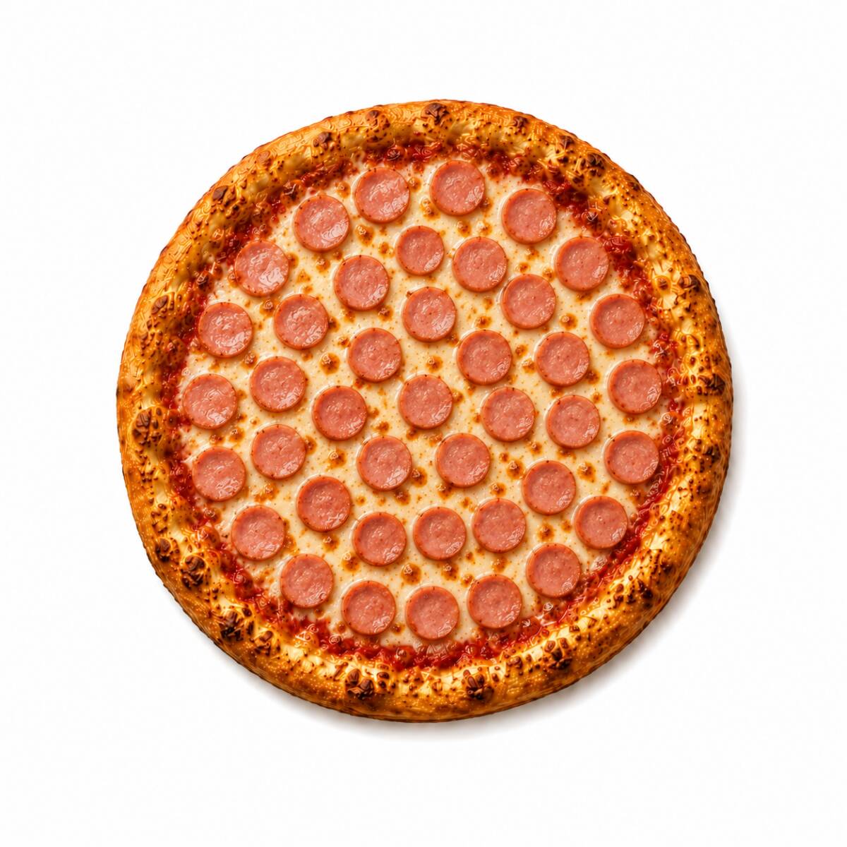 Pizza de Salchicha