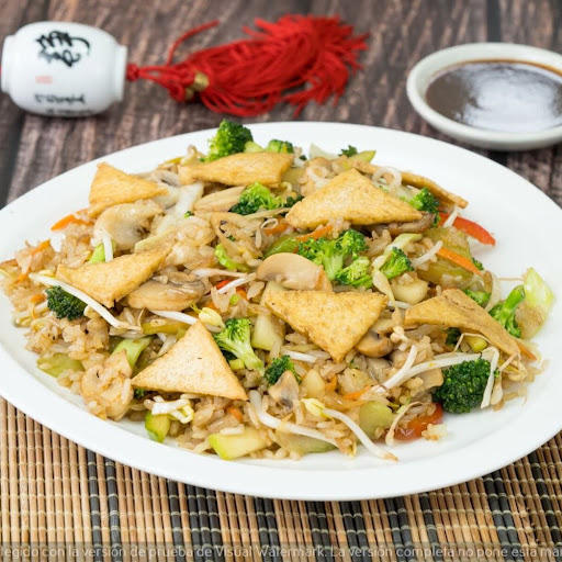 Chao Fan vegetariano grande