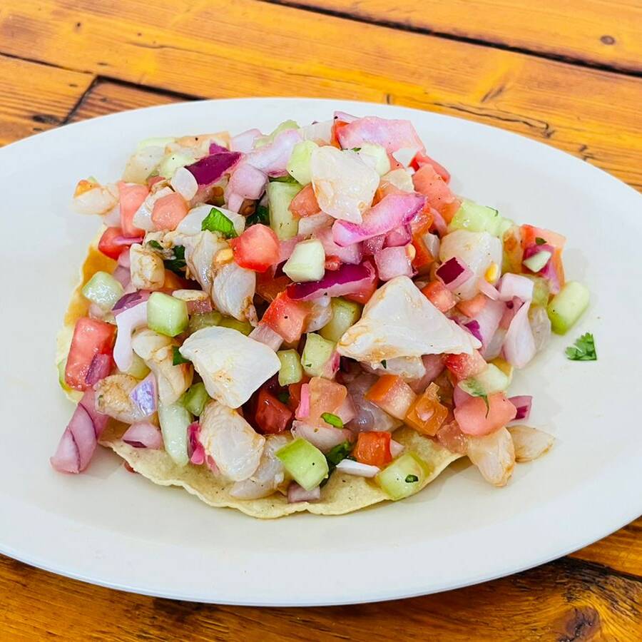 Tostadas de Ceviche Pescado