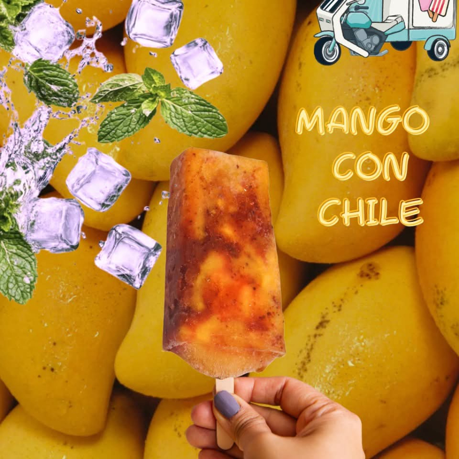 Paleta Mango con Chamoy