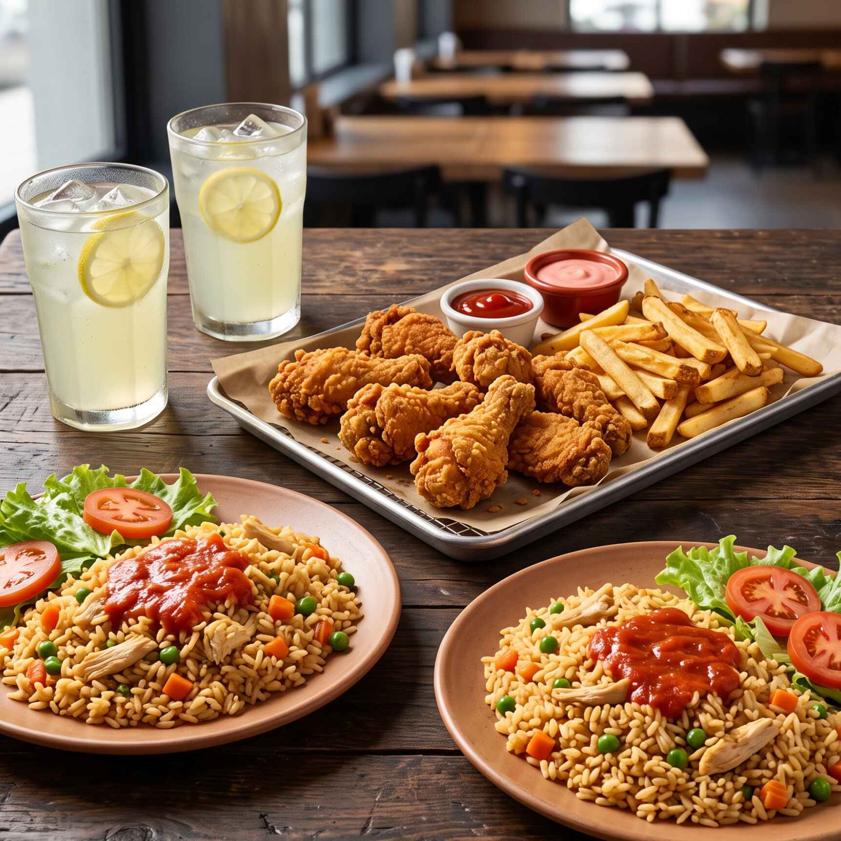 Combo 8 Alas + 2 Arroz con Pollo + 2 Limonadas