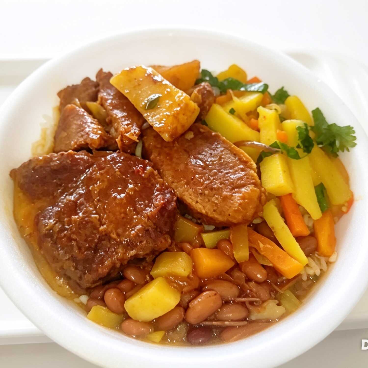 Acompanha: arroz, feijão de caldo, macarrão,farofa, salada