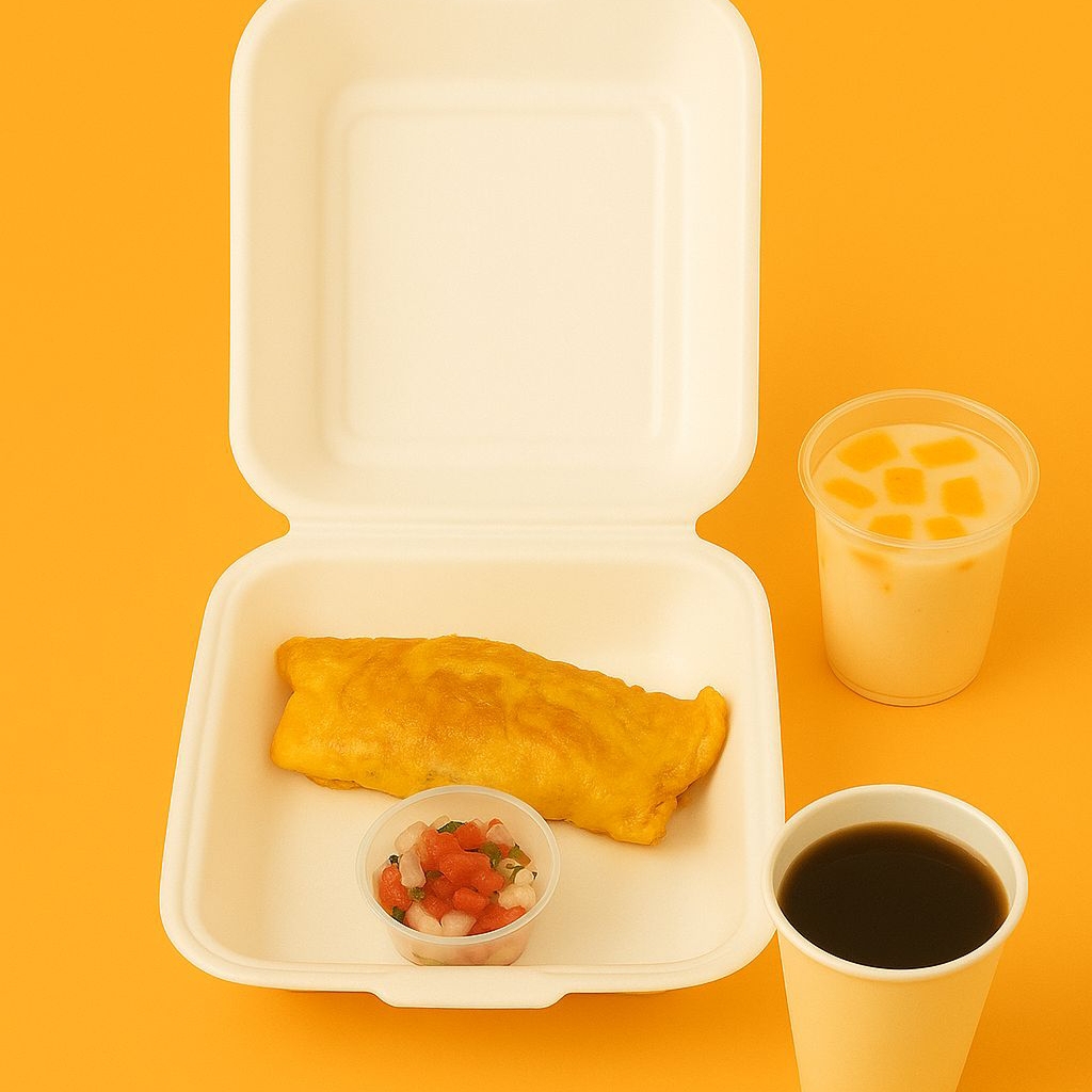 Paquete del omelette