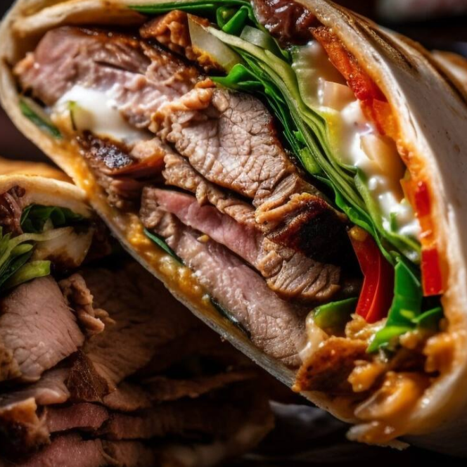 Experimente o verdadeiro sabor do Oriente Médio! Nosso Shawarma é preparado com carne marinada, pão macio, vegetais frescos e molhos irresistíveis.