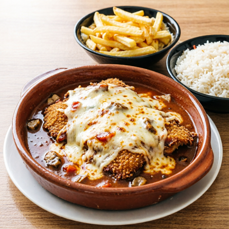 Arroz, Purê ou Fritas!