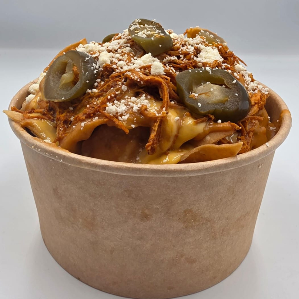 Nachos con Cochinita