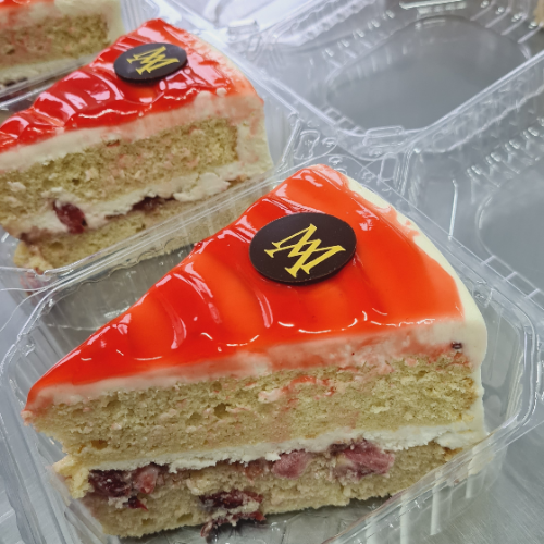 Rebanada Fresas con Crema