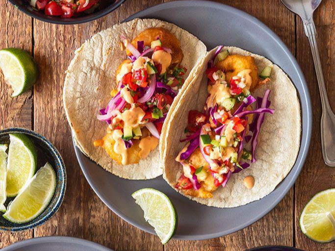 Taco de Camarón Capeado