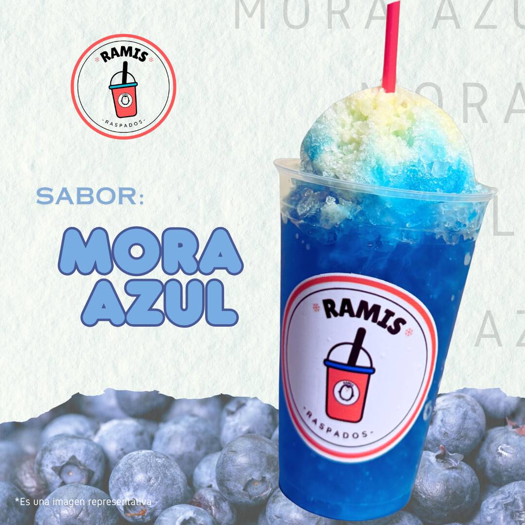 RASPADO DE MORA AZUL
