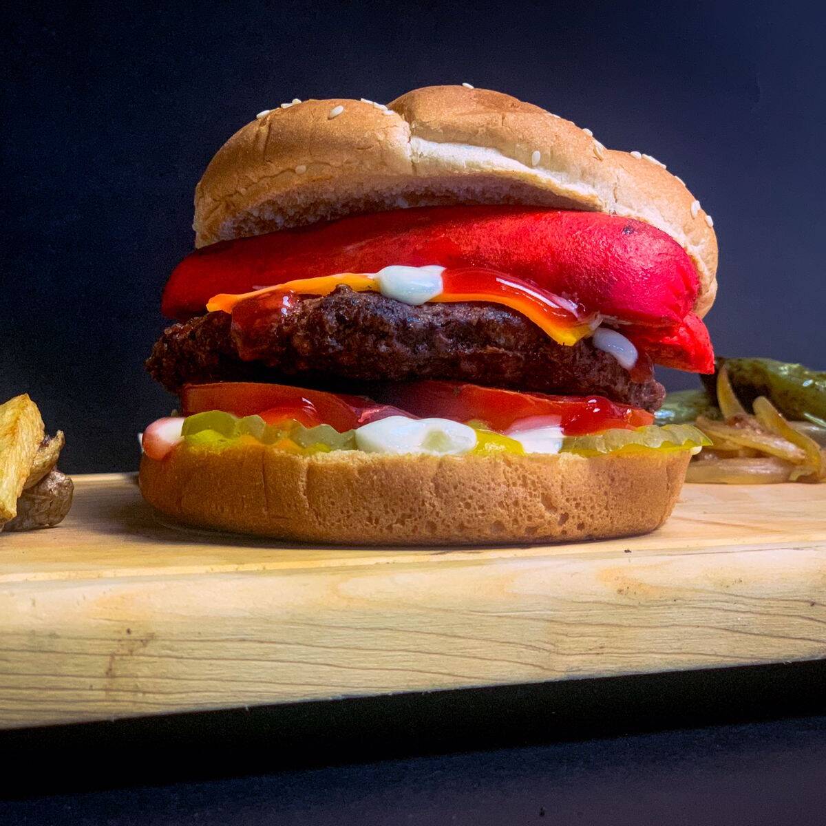 Burger con Salchicha