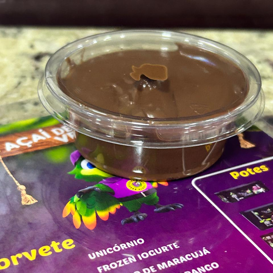 Nutella c/ 40g, enviado separadamente do copo!