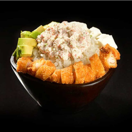 Gohan con Surimi Empanizado Tampico y Aguacate ♥