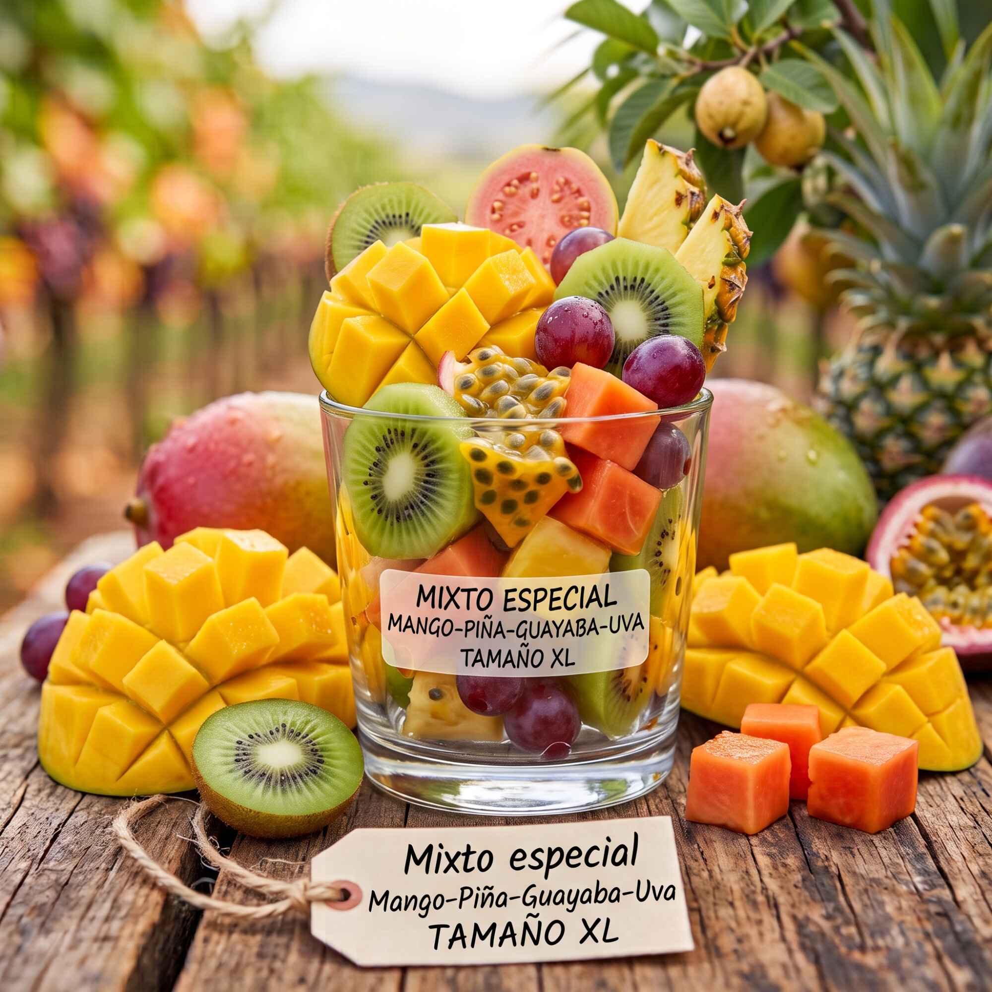 Mixto Especial Mango-Piña-Guayaba-Uva XL