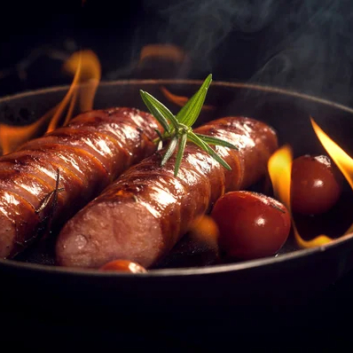 Orden de Salchicha Asada 3pcs