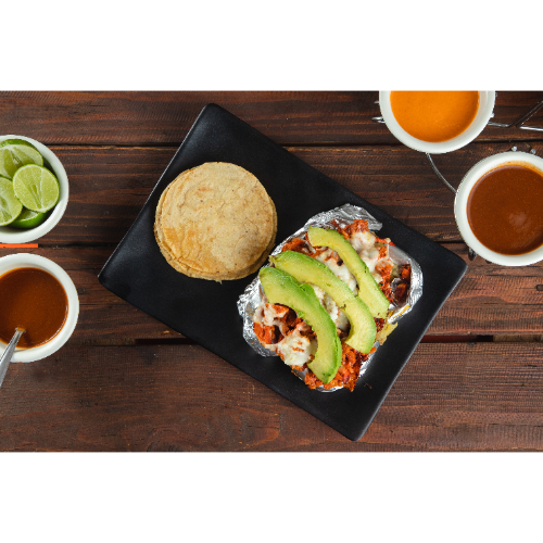 Papa rellena de Arrachera de res