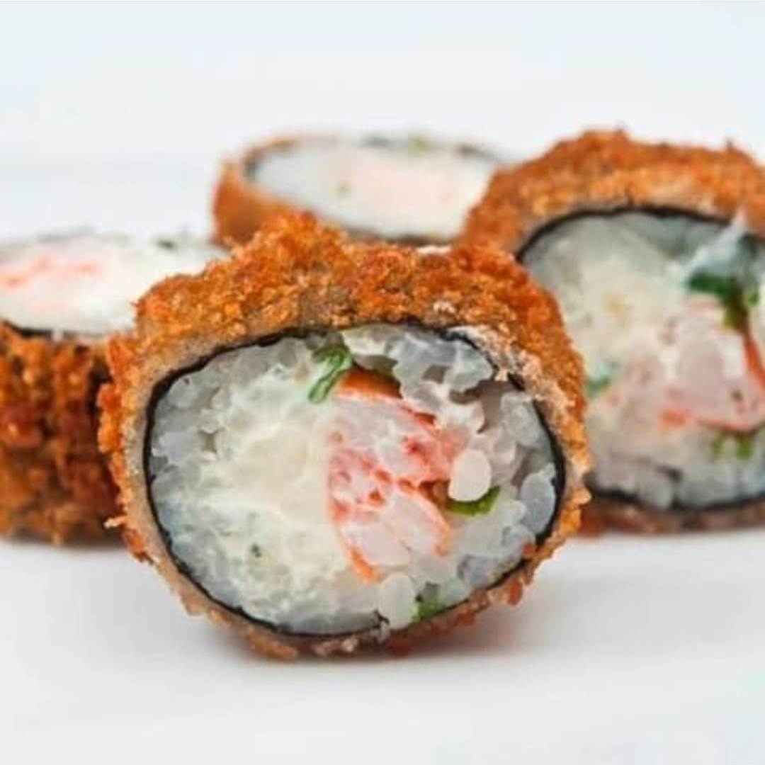 60 peças do nosso delicioso hot ebicrocante. ingredientes: nori (alga), arroz, camarão, cream cheese.