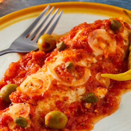 PESCADO TILAPIA A LA VERACRUZANA