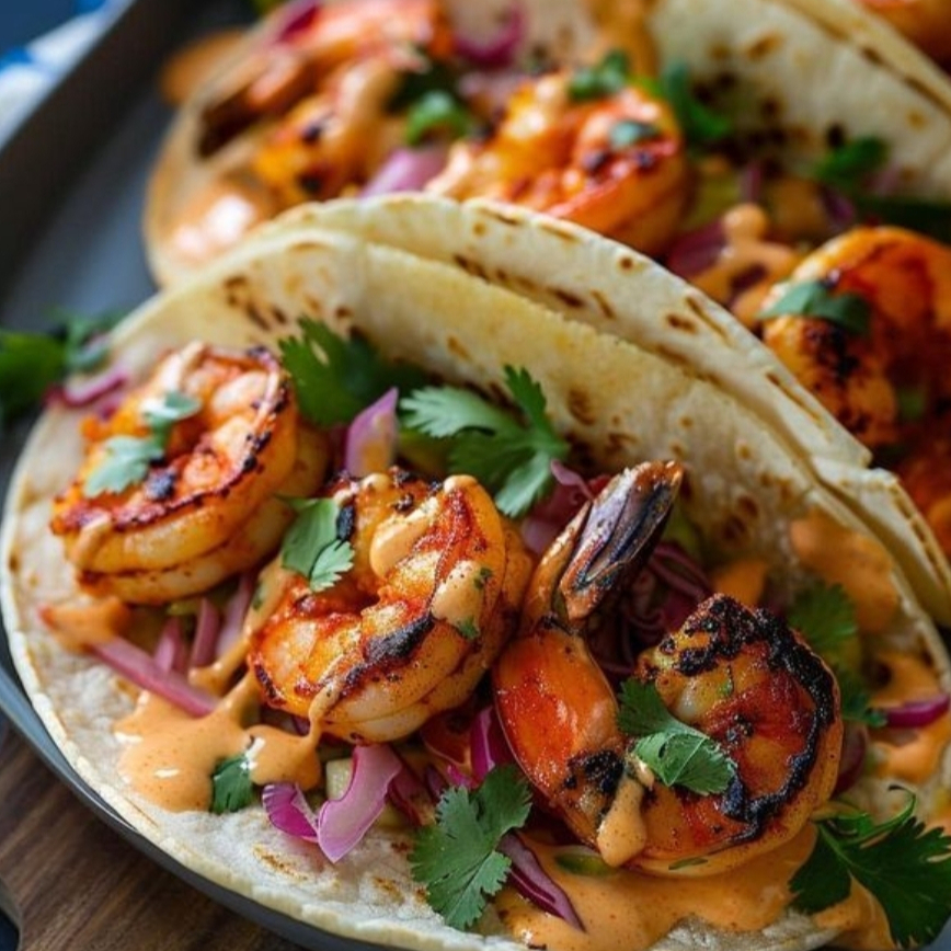 Tacos de camarón