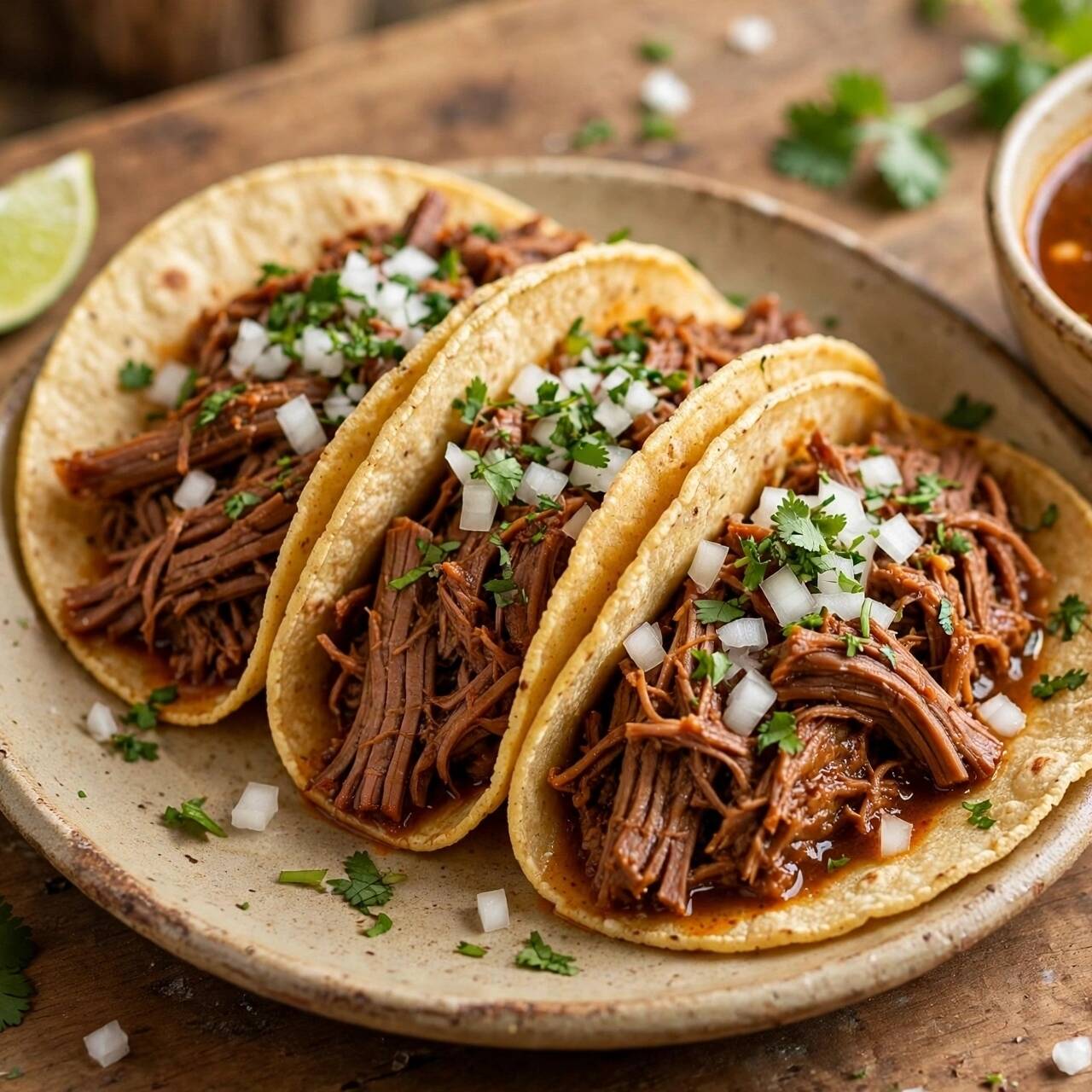 Taco Blando De Birria