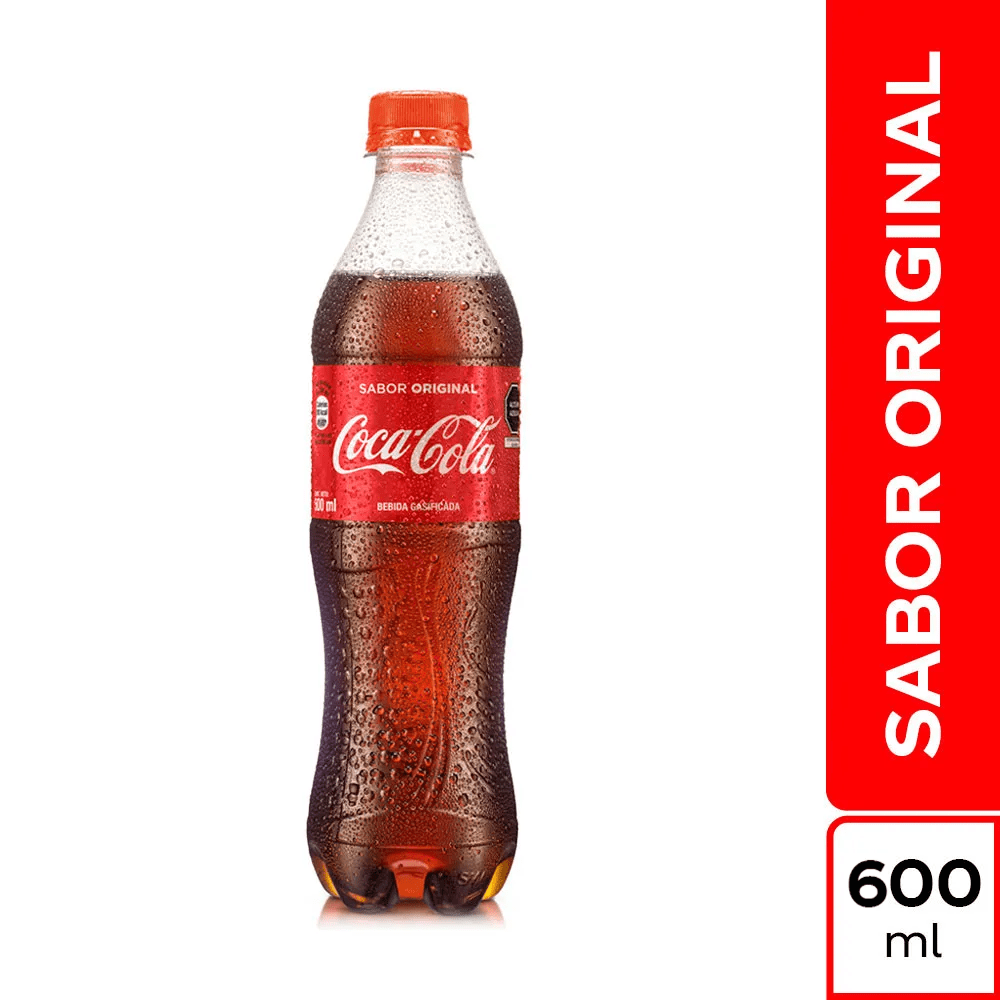 Coca cola de 600 ml