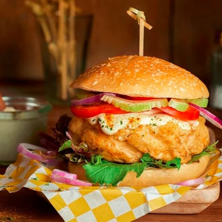 Hamburguesa Res - Pollo