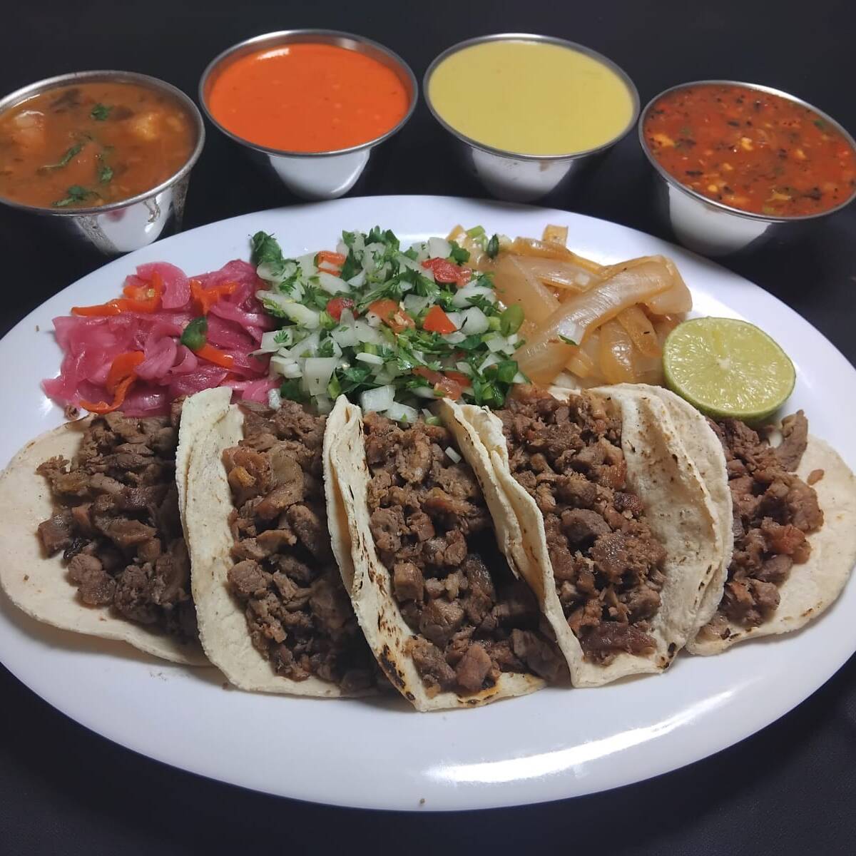5 Tacos en Maiz