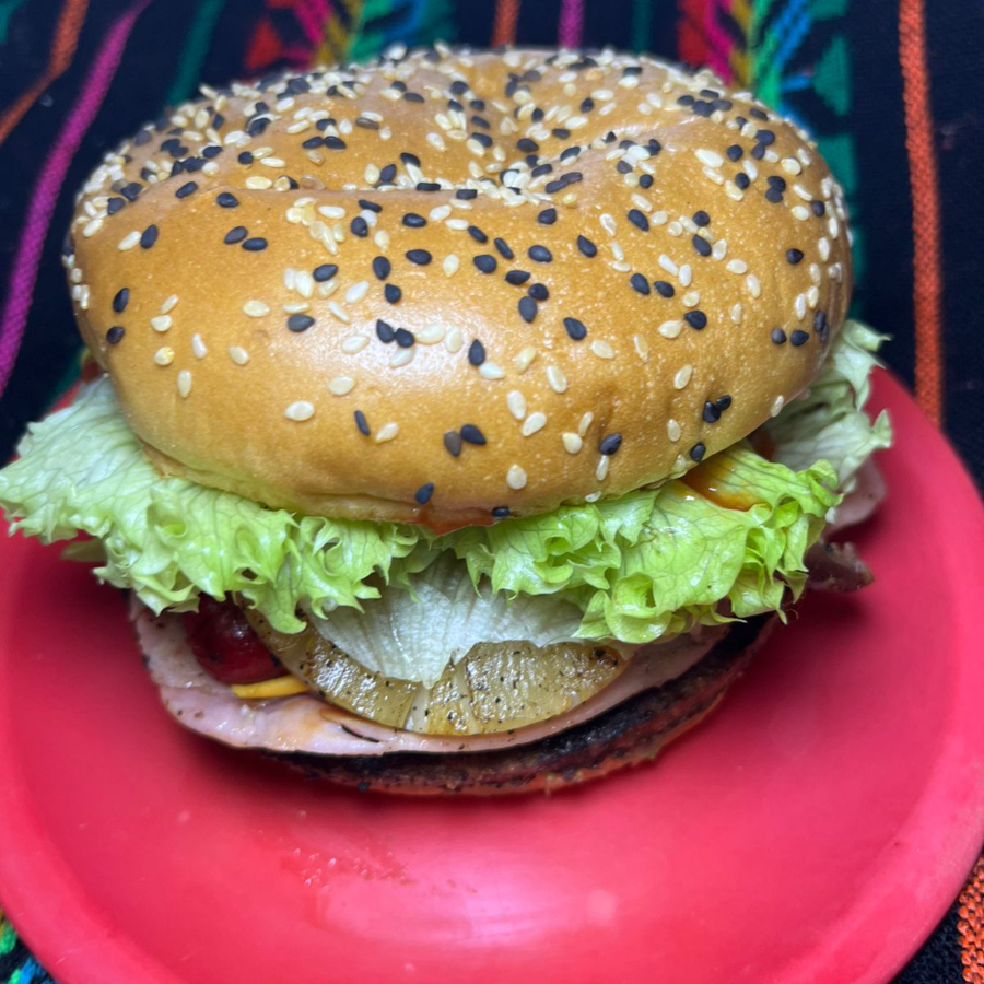 Hamburguesa Hawaina