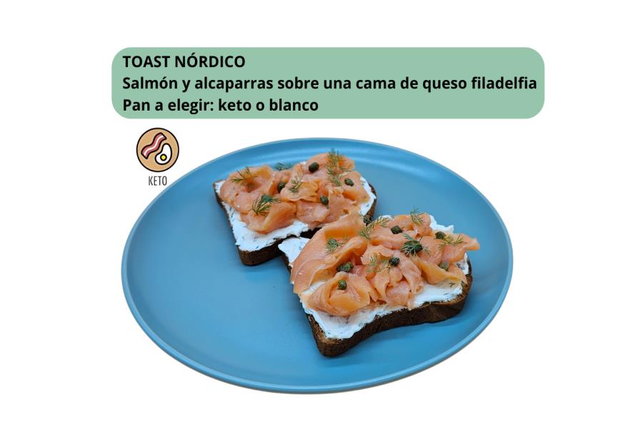 TOAST DE SALMON
