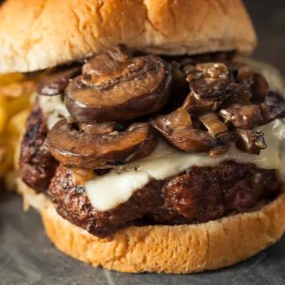 Hamburguesa champiñones