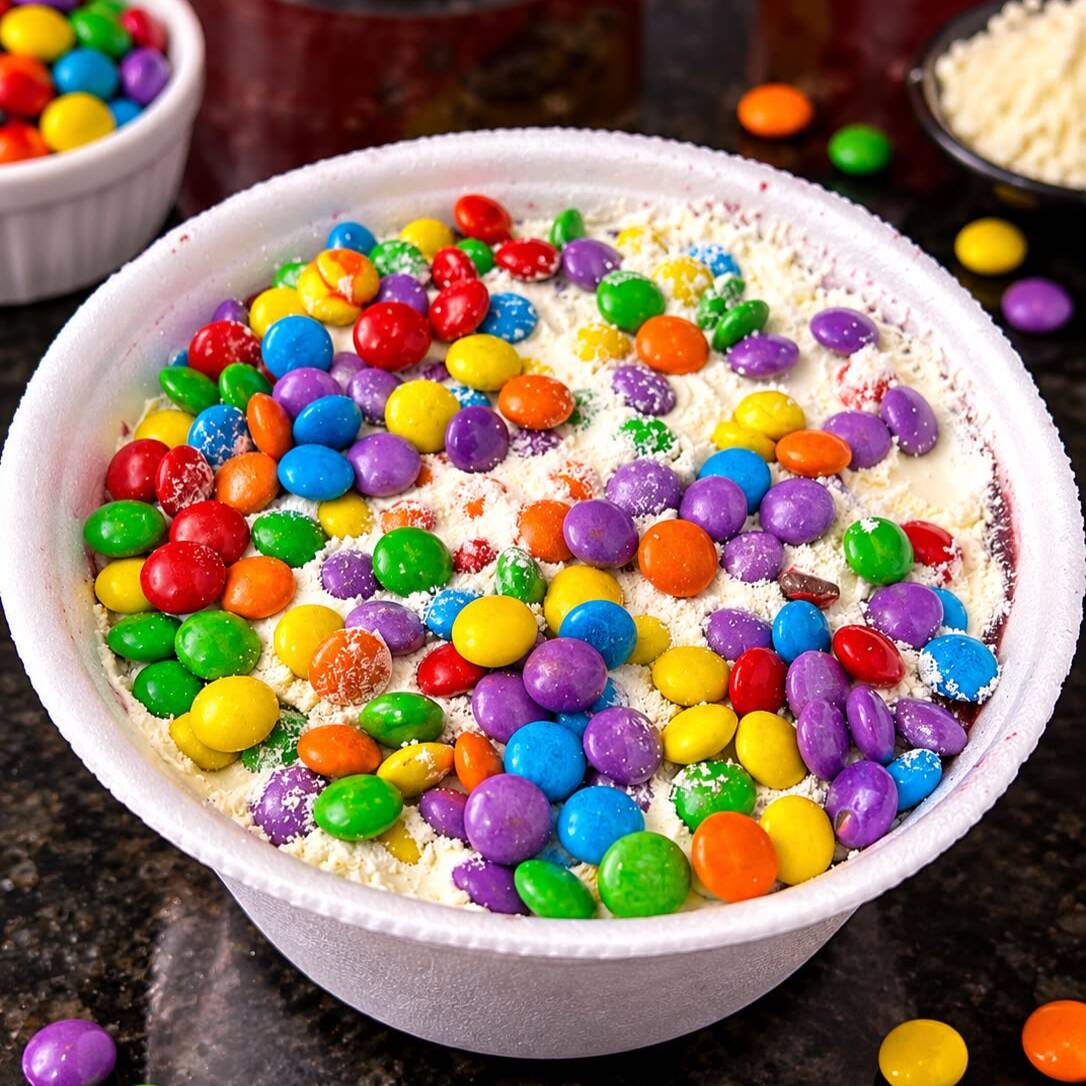 1 Açaí kids 500 ml
Delicioso creme de Açaí com recheio por cima de confete ,leite em pó e leite condensado,uma explosão de sabor . ( não trocamos os adicionais apenas retiramos )
