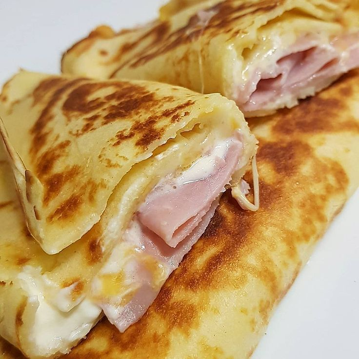 Crepa de Jamón con Queso Philadelphia