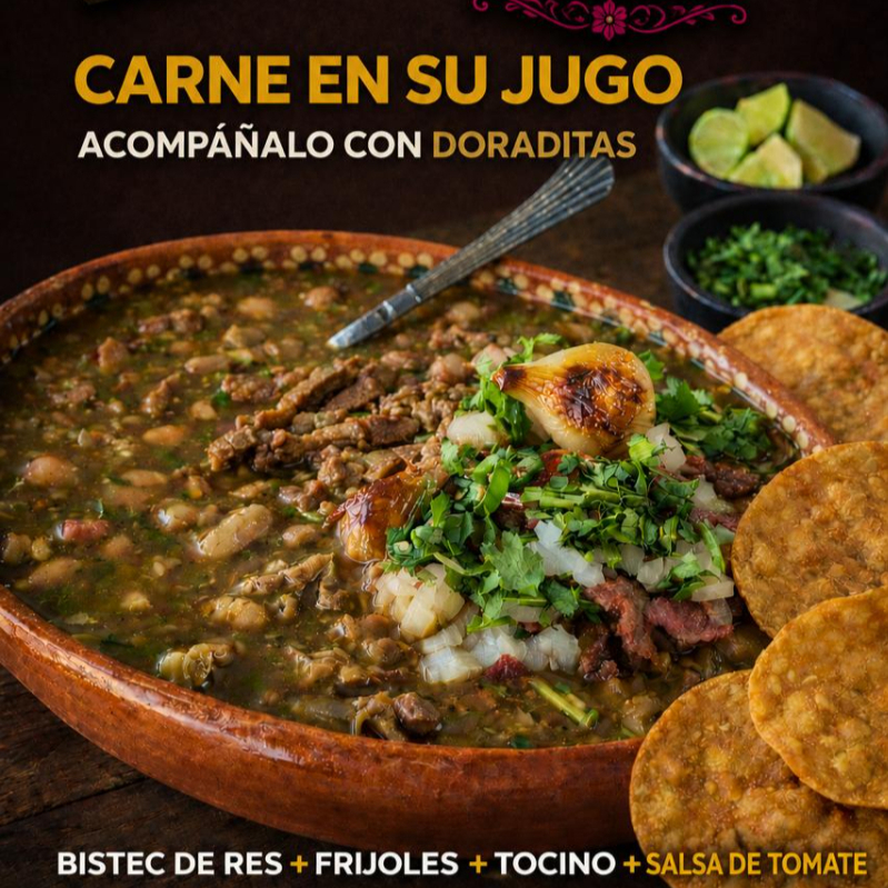 Carne en su Jugo Mediana