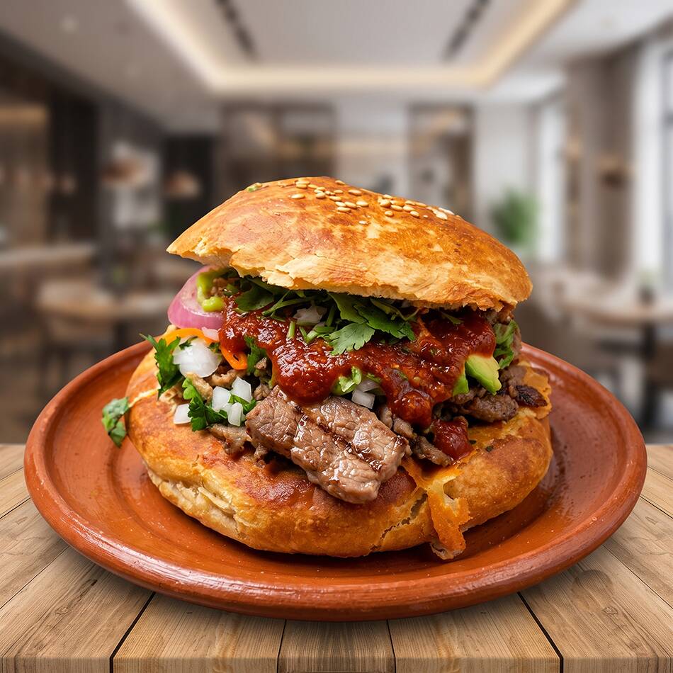 Cemita de Asada