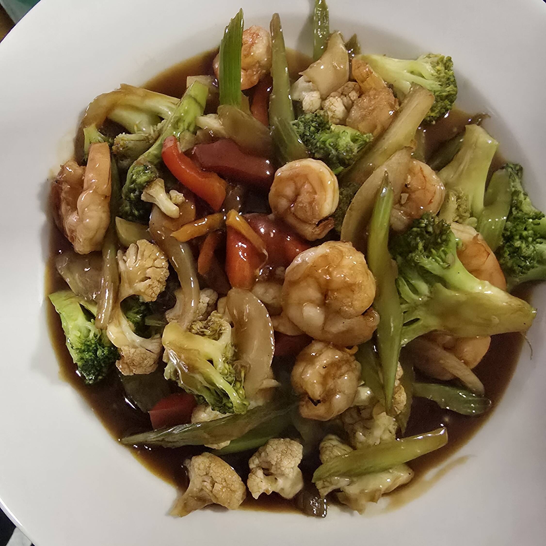 Shop Suey con Camarones