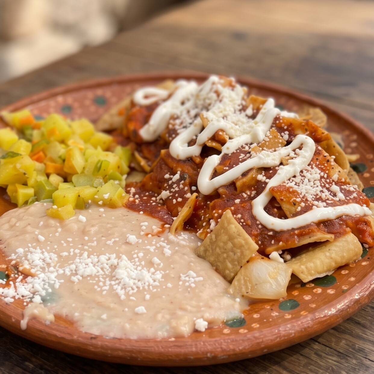 Media Orden Chilaquiles Con Proteína
