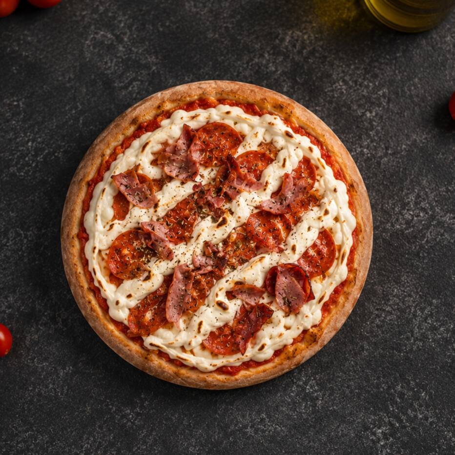 Calabresa, Cream Chesse e Bacon