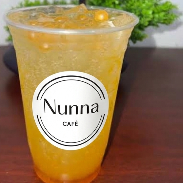 SODA ITALIANA DE MANGO CON PERLAS EXPLOSIVAS