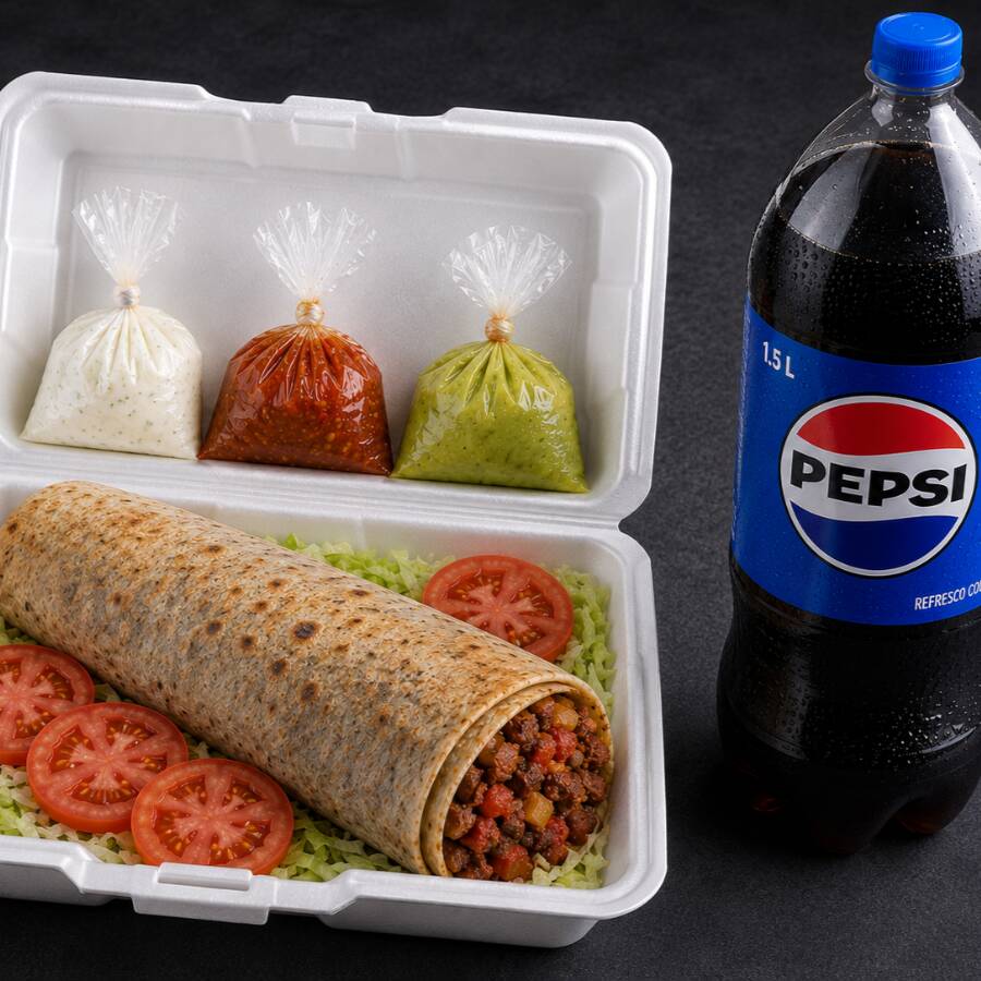 🌯Mega Burrito + Pepsi 1.5L