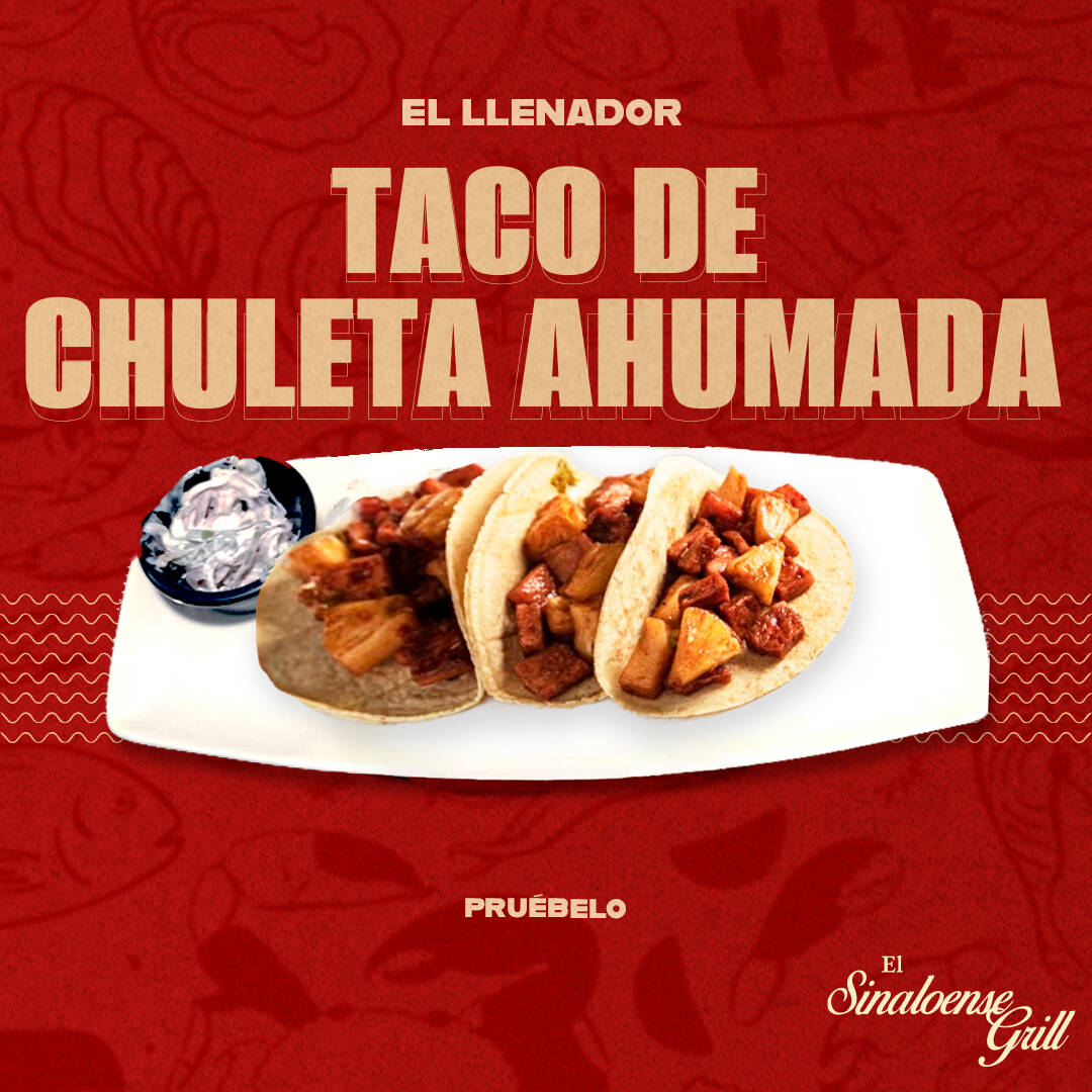 Taco de Chuleta Ahumada
