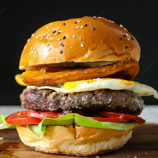 Burger a lo Pobre y 1 Porción